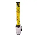 Rolmaat Cambridge verchoomd | 5mtr 19mm