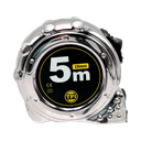 Rolmaat Cambridge verchoomd | 5mtr 19mm