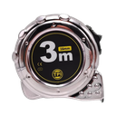 Rolmaat Cambridge verchoomd | 3mtr 16mm