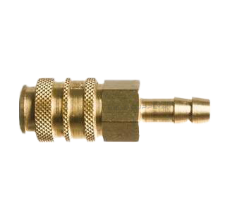 Argon snelkoppeling messing 6 mm (female)