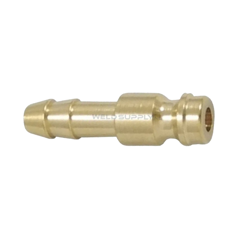 Argon snelkoppeling messing 6 mm (male)