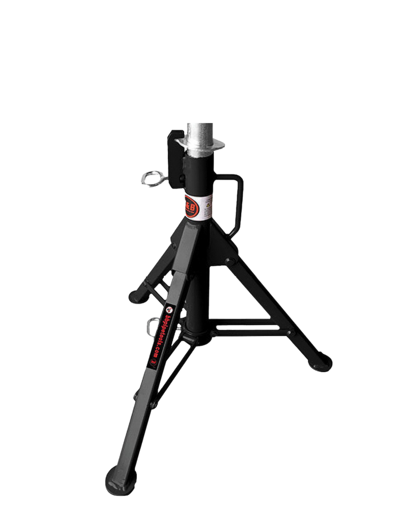 B&B Tri Folding Pipe Stand with V head