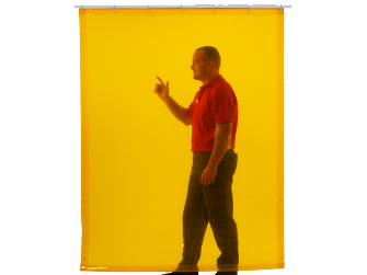 Cepro Yellow UV-protect gordijn 