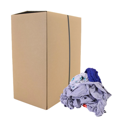 [TPL-200K10D] Towlers Poetslappen gekleurd INTERLOCK (10kg/doos)