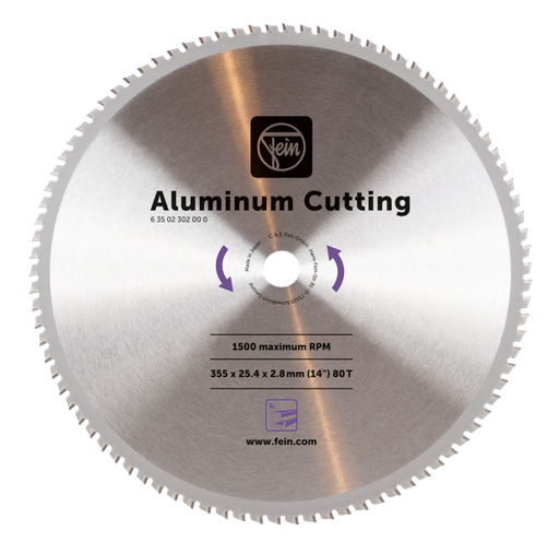 [63502302000] FEIN Zaagblad Aluminium MKAS 355