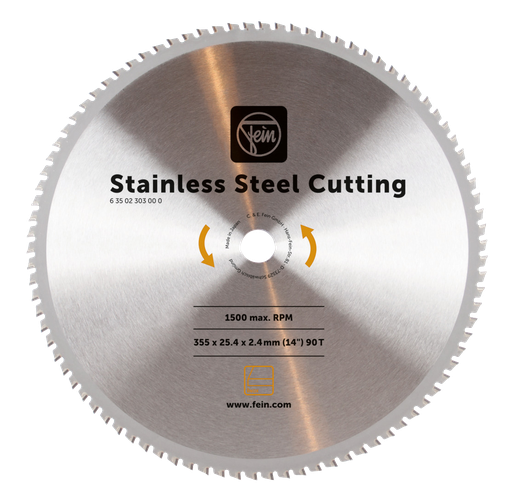 [63502303000] FEIN Zaagblad RVS MKAS 355